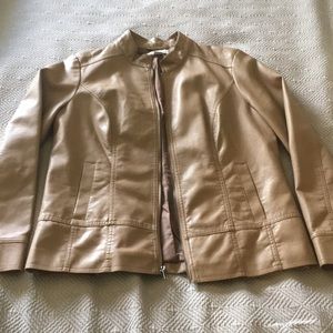 Faux Leather Jacket